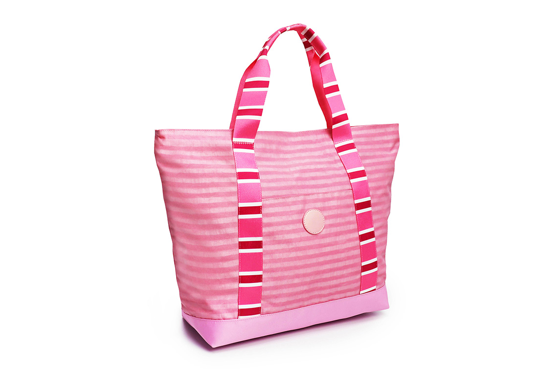 Pastel Pink Tote - 20002 - Pink L side