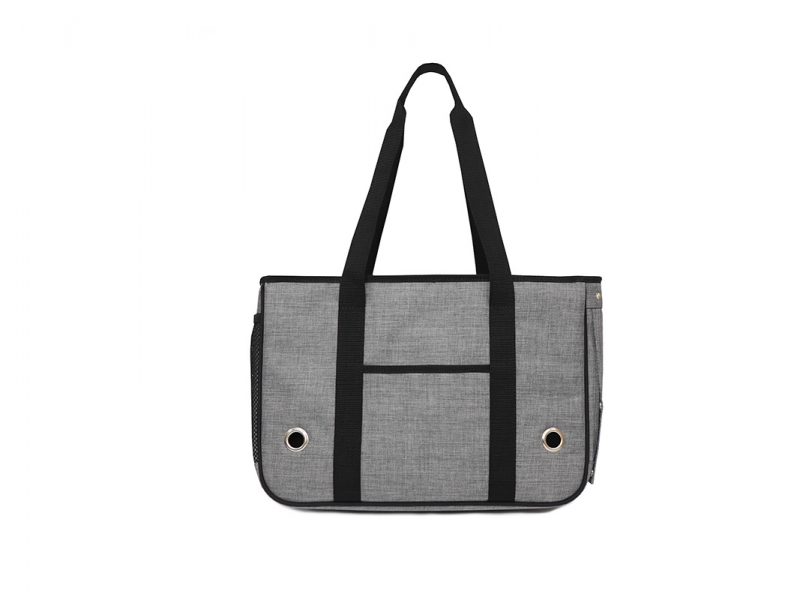 Small Pet Carrier Bag - 21006 - Grey Front
