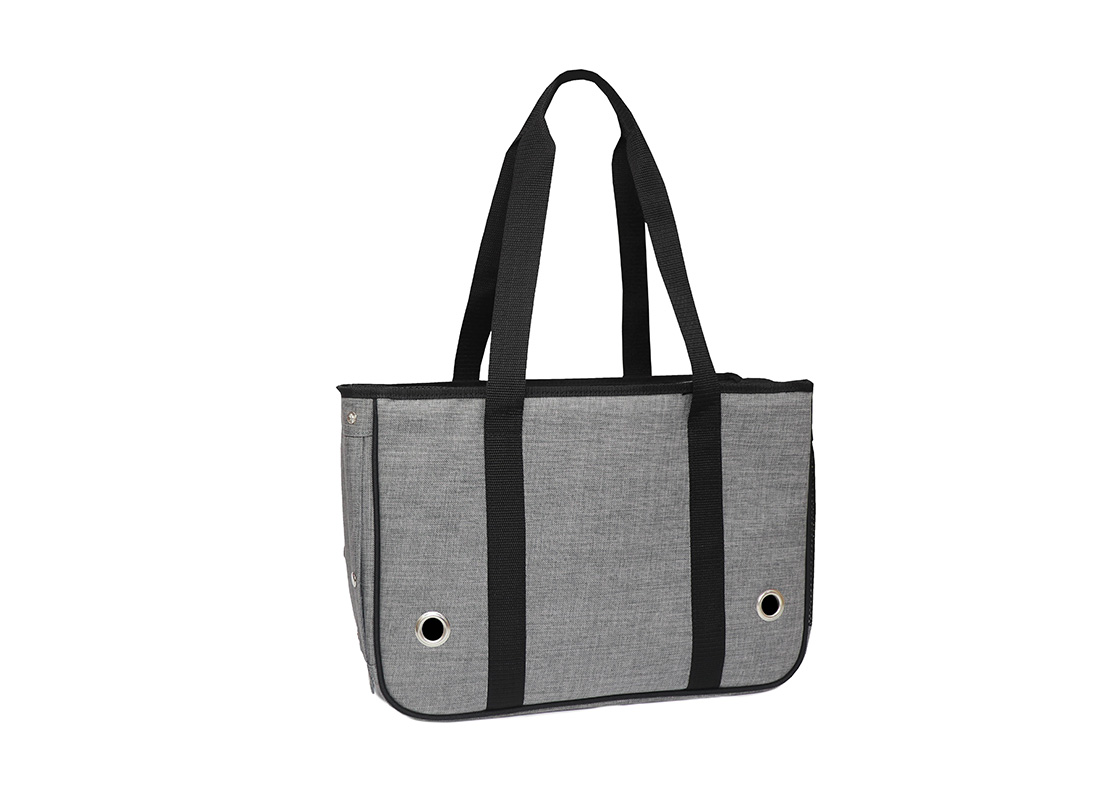 Small Pet Carrier Bag - 21006 - Grey L Back