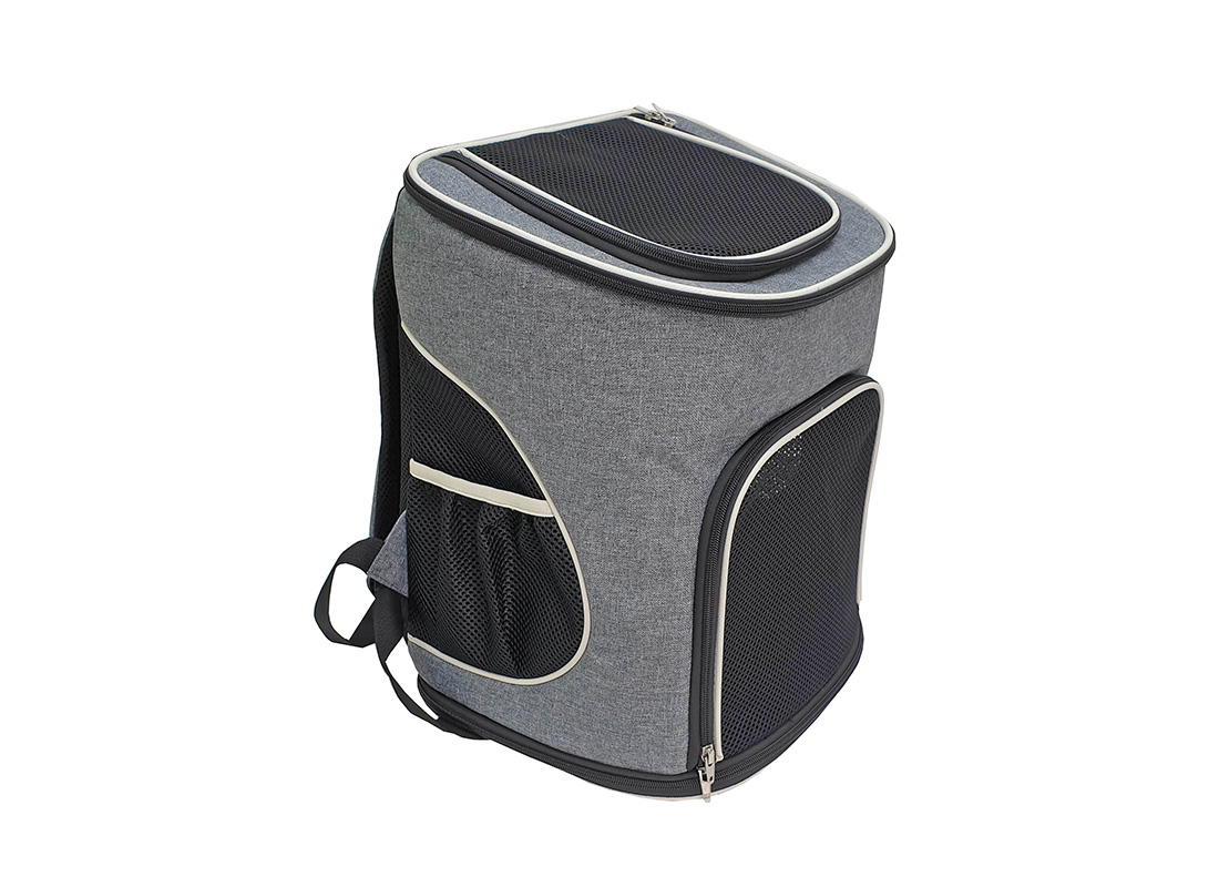 Pet Carrier Bag - 21008 - Grey - L Side