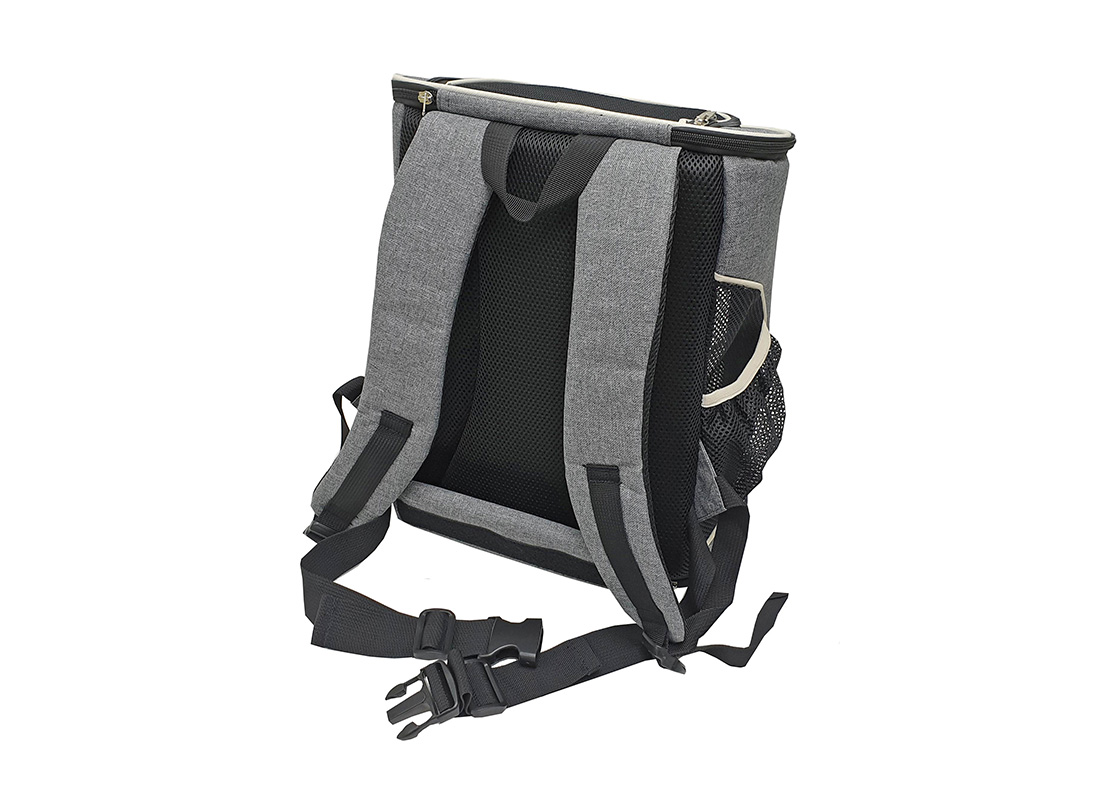 Pet Carrier Bag - 21008 - Grey - R Back