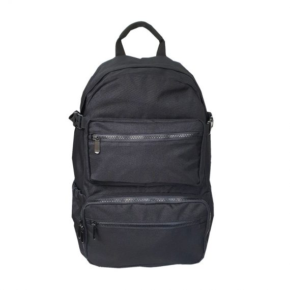 sport laptop backpack - 22016 - Black Front