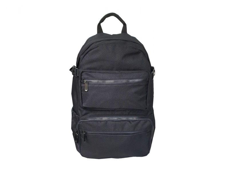sport laptop backpack - 22016 - Black Front